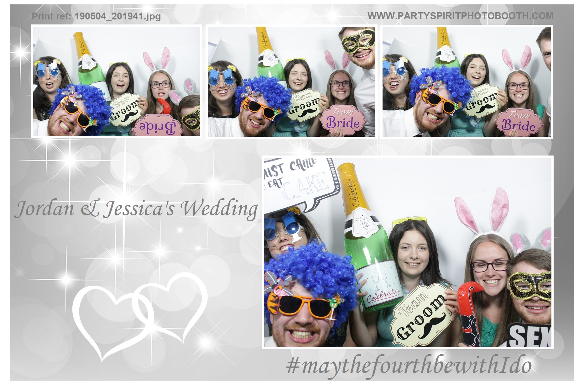 Jordan and Jessica's Wedding | View more photos from the event at gallery.partyspiritphotobooth.com/u/PartySpiritPhotoBooth/Jordan-and-Jessicas-Wedding